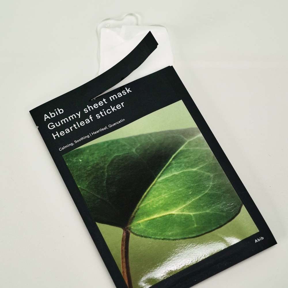 ABIB Gummy Sheet Mask Heartleaf Sticker x 1 Unidad (2)