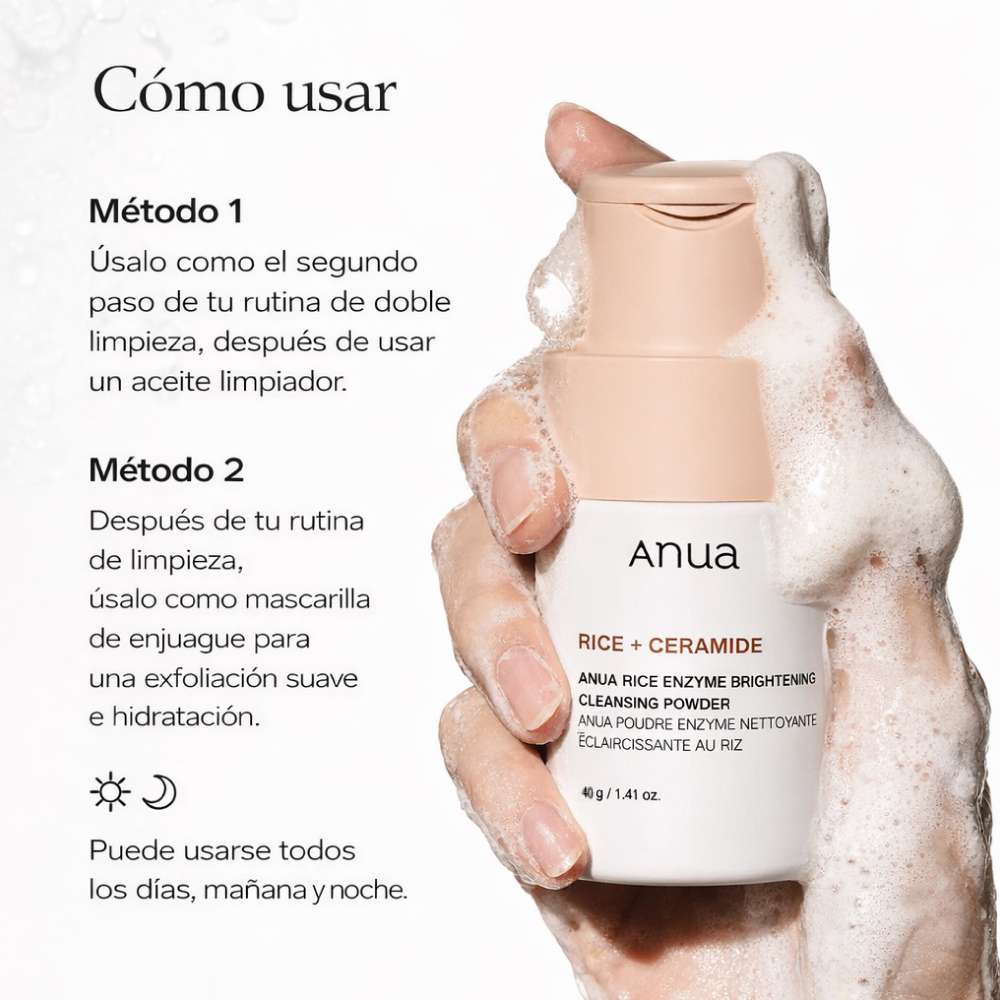 ANUA Rice Enzyme Brightening Cleansing Powder x 40 g (2)