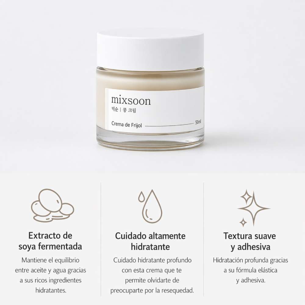 MIXSOON Bean Cream x 50 ml | crema facial (2)