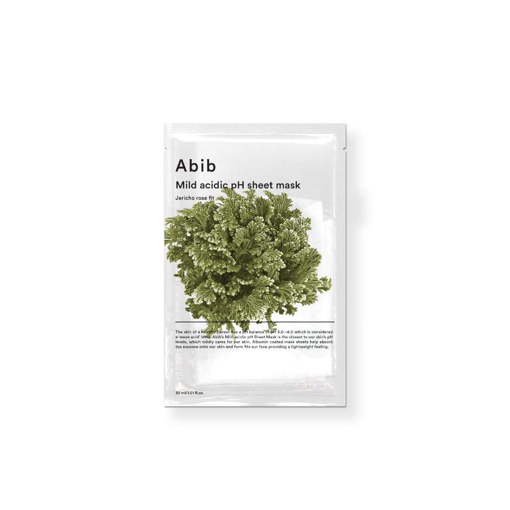 ABIB MILD ACIDIC PH SHEET MASK JERICHO ROSE FIT X 1 UNIDAD