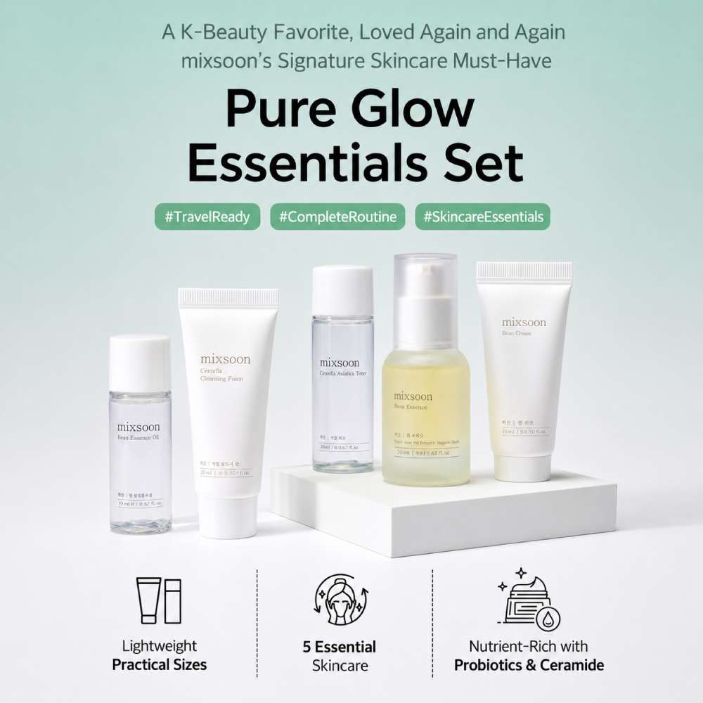 MIXSOON PURE GLOW ESSENTIALS SET