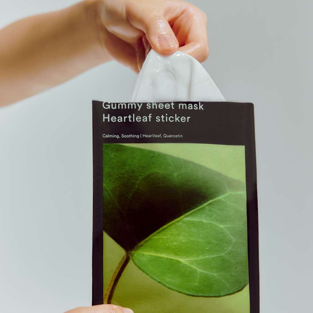 ABIB Gummy Sheet Mask Heartleaf Sticker x 1 Unidad (3)