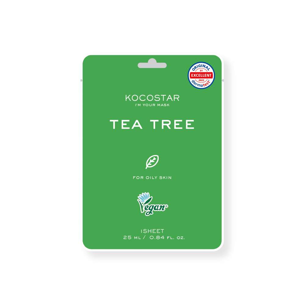 KOCOSTART 4 Tea Tree Mask x 25 ml | mascarilla facial (3)