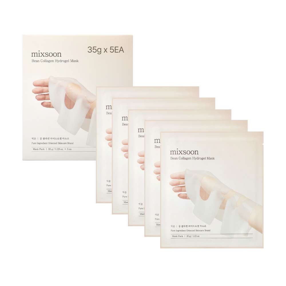 Bean Collagen Hydrogel Mask x 1Und MIXSOON | luminosidad (4)