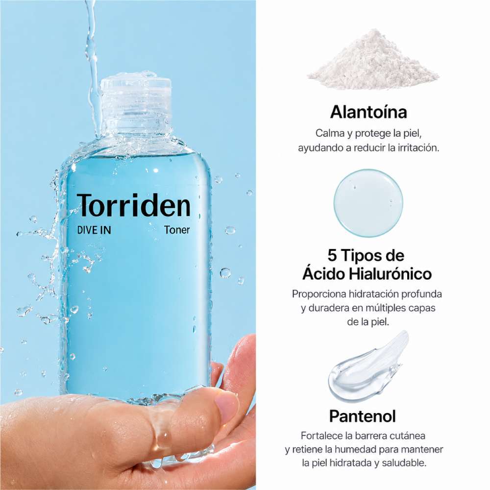 TORRIDEN Dive In Low Molecular Hyaluronic Acid Toner x 300 m (3)