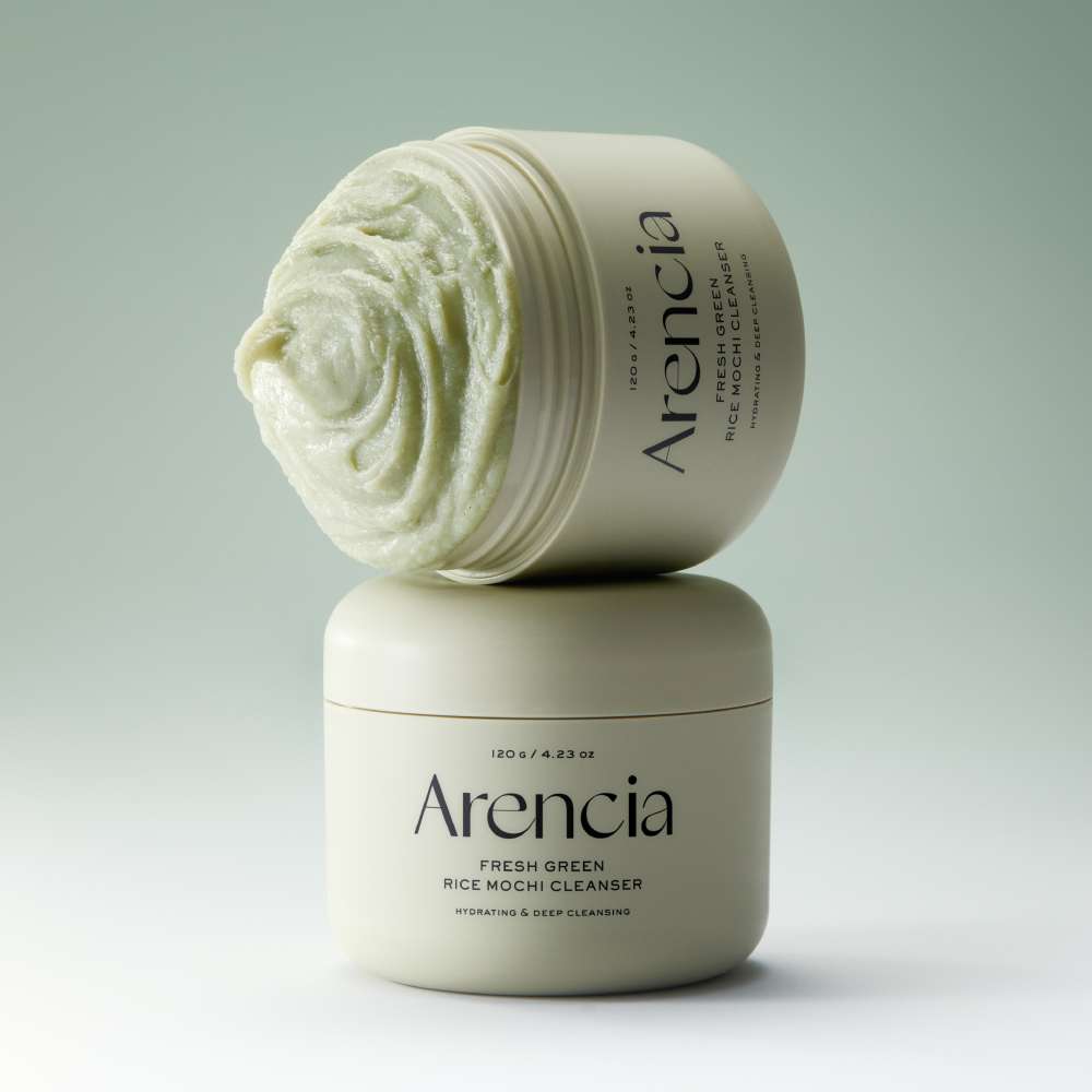 ARENCIA Fresh Green Rice Mochi Cleanser x 120 g (4)
