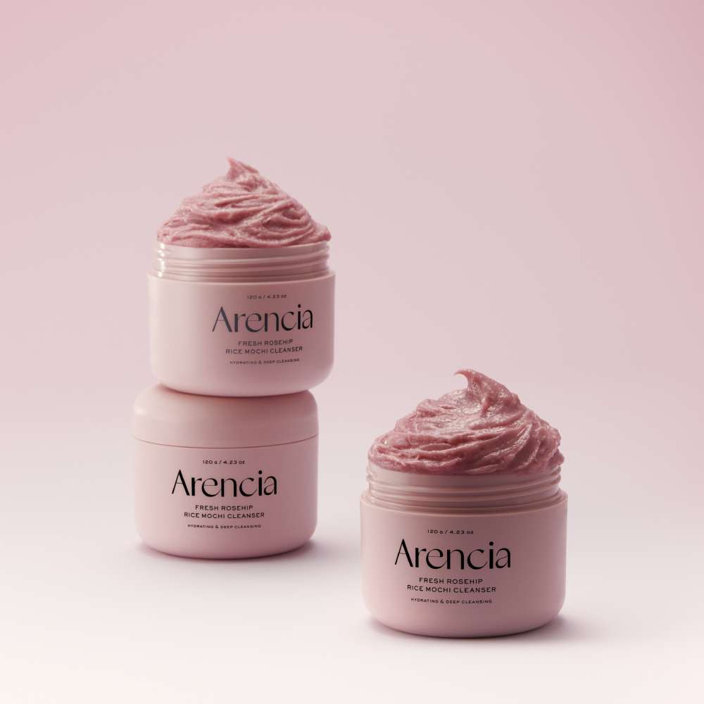 ARENCIA Fresh Rosehip Rice Mochi Cleanser x 120 g (5)