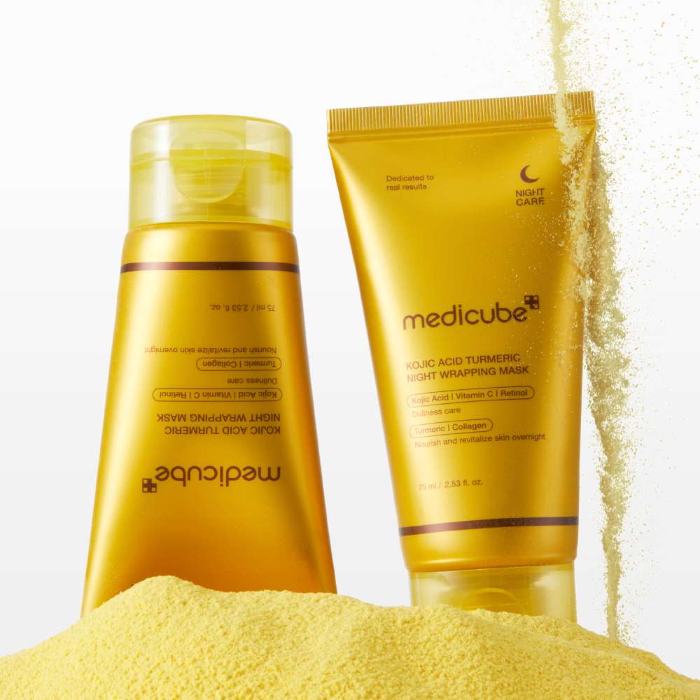 MEDICUBE Kojic Acid Turmeric Night Wrapping Mask x 75 ml (4)