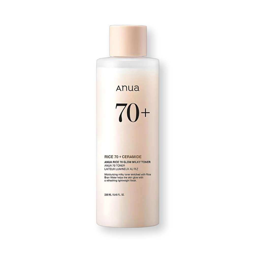 ANUA Rice 70 Glow Milky Toner x 250 ml | tónico facial